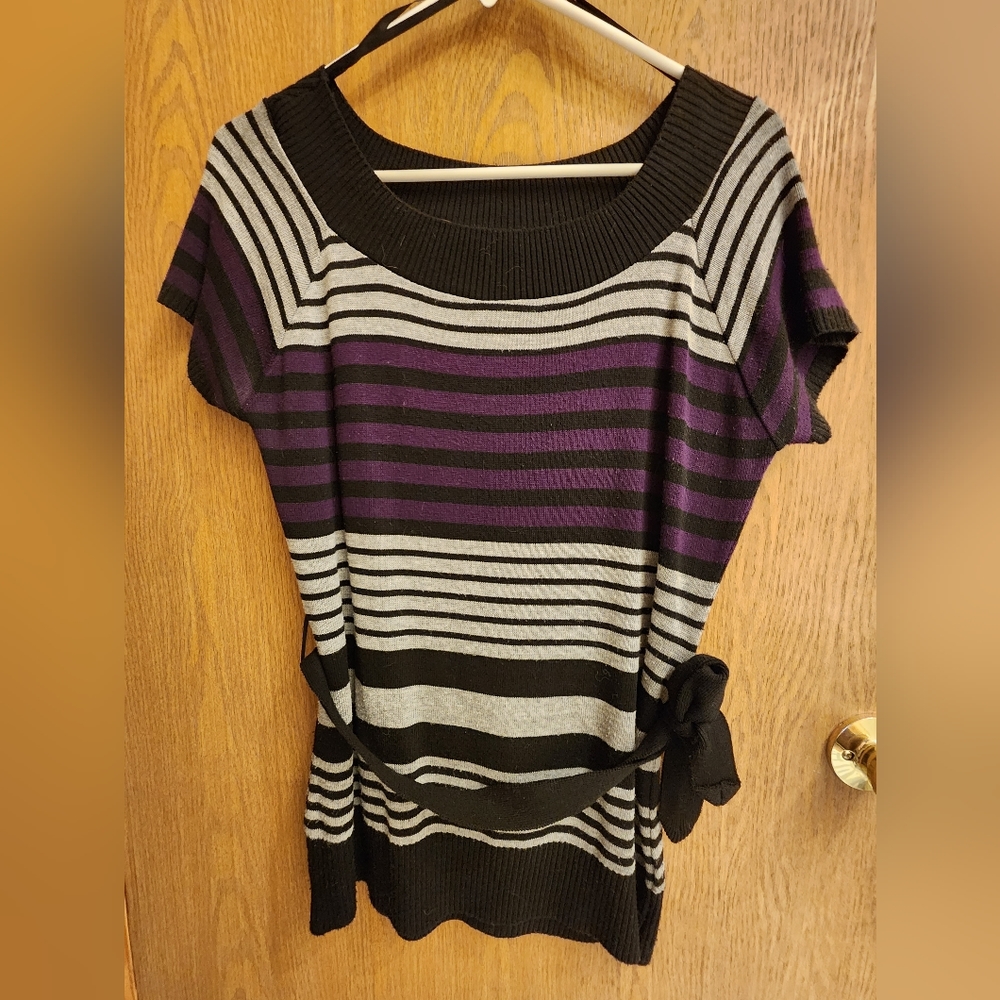 AB Studio Short Sleeve Sweater